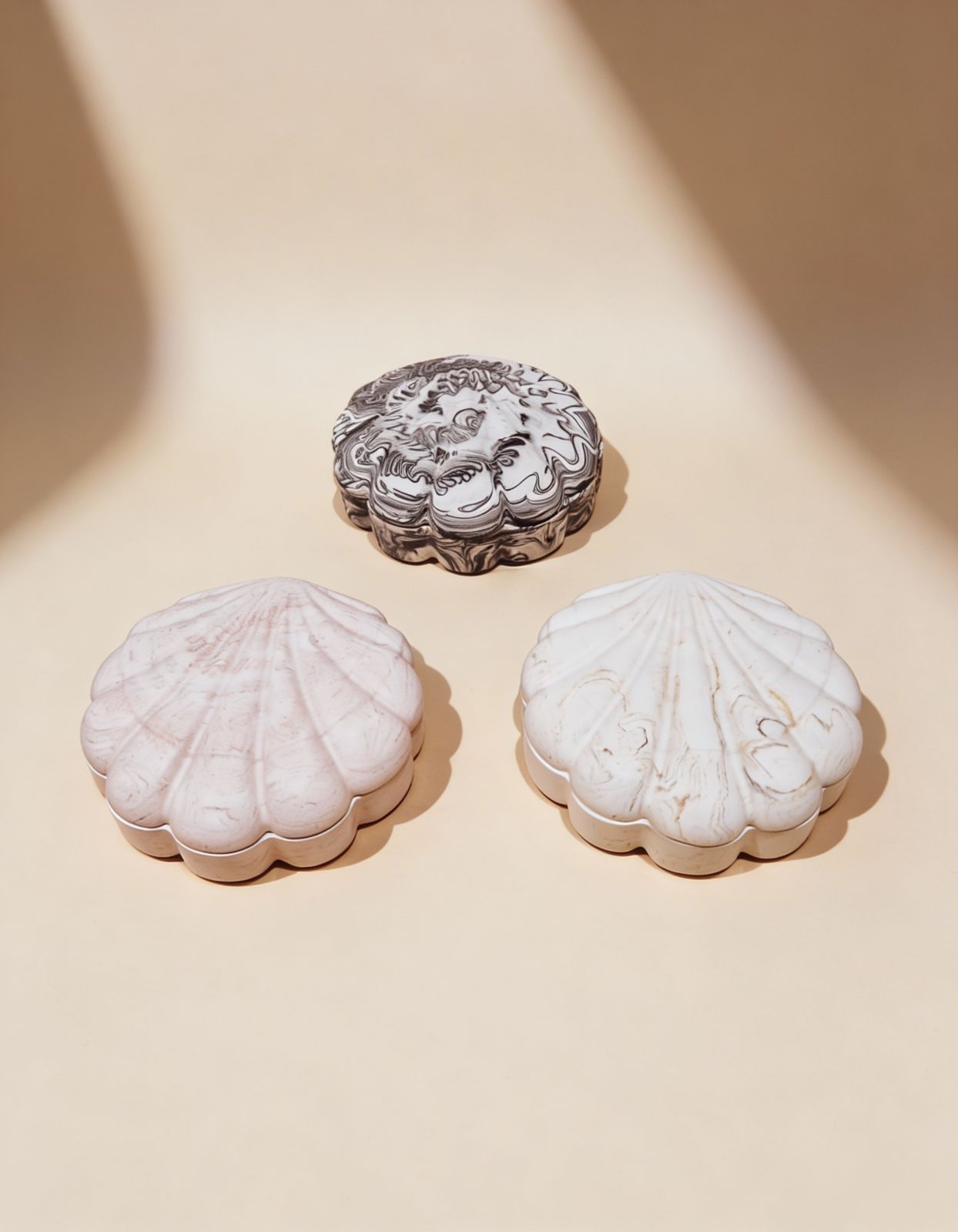 Shell - Caixas em Jesmonite - Organização e Decoração