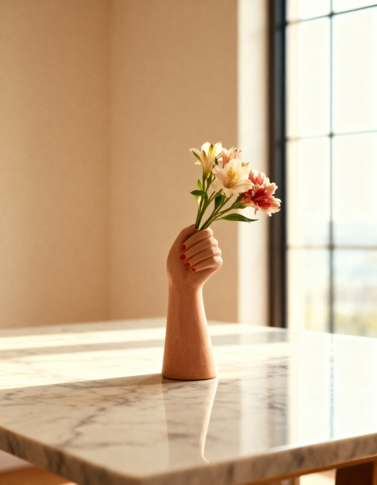 Hand - Jarras em Jesmonite - Decoração Natural e Minimalista